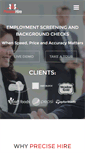 Mobile Screenshot of precisehire.com